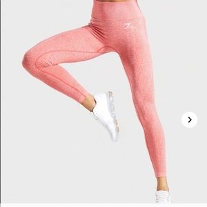 Coral Marl Gymshark Vital Seamless Leggings size L